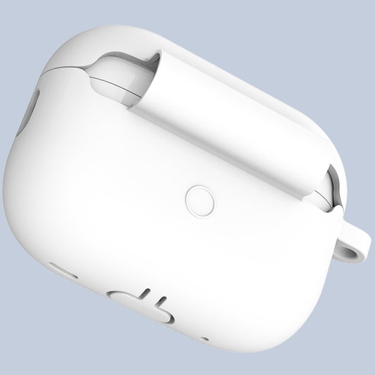 Pour Apple AirPods Pro 2 2022 ENKAY Coque de protection en silicone épaissi avec porte-clés
