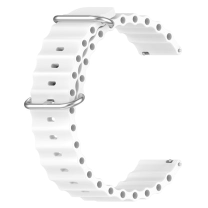 20mm Ocean Style Silicone Solid Color Watch Band, For Garmin Garminmove Style, For Garmin Forerunner 645 Music