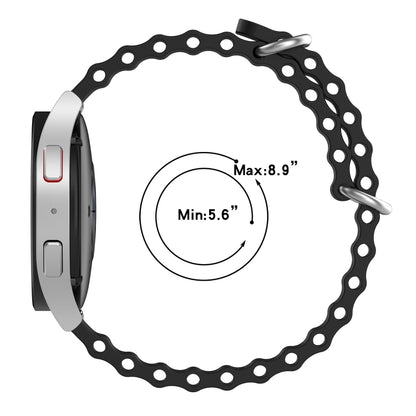 20mm Ocean Style Silicone Solid Color Watch Band, For Garmin Garminmove Style, For Garmin Forerunner 645 Music