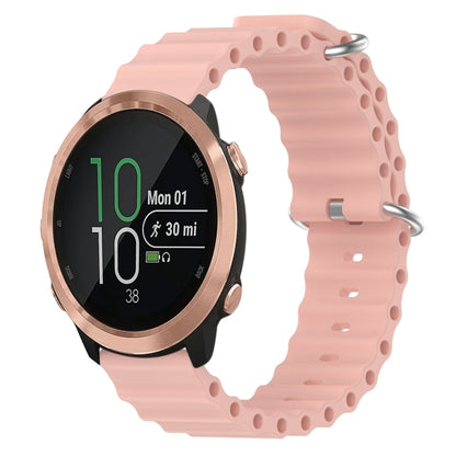 20mm Ocean Style Silicone Solid Color Watch Band, For Garmin Garminmove Style, For Garmin Forerunner 645 Music