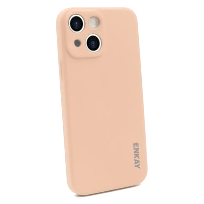 For iPhone 14 ENKAY Liquid Silicone Shockproof Soft Phone Case, For iPhone 14