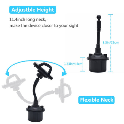 C009 Adjustable Car Cup Holder 360 Degree Universal Car Mount, C009