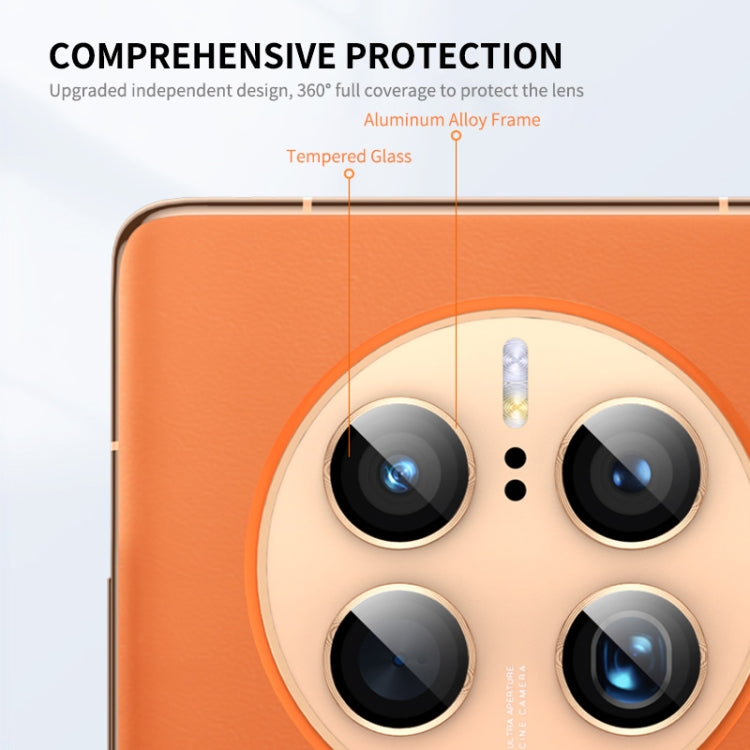 For Huawei Mate 50 / 50E ENKAY 9H Rear Camera Aluminium Alloy Tempered Glass Film, For Huawei Mate 50 / 50E