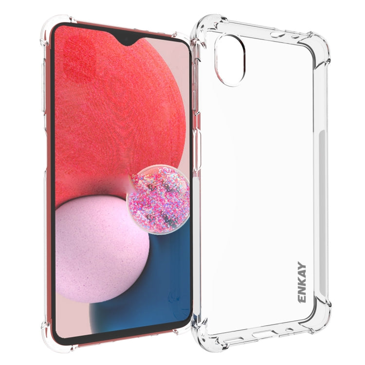 For Samsung Galaxy A23e 5G / A23 5G JP Version ENKAY Clear TPU Shockproof Phone Case, For Samsung Galaxy A23e 5G