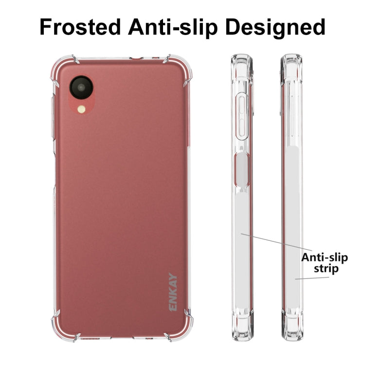 For Samsung Galaxy A23e 5G / A23 5G JP Version ENKAY Clear TPU Shockproof Phone Case, For Samsung Galaxy A23e 5G