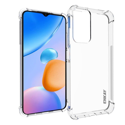 For Xiaomi Redmi 11 Prime 4G ENKAY Clear TPU Shockproof Phone Case, For Xiaomi Redmi 11 Prime 4G