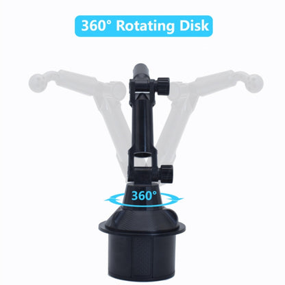 X033 360 Degree Car Phone Mount Adjustable Gooseneck Cup Holder, X033