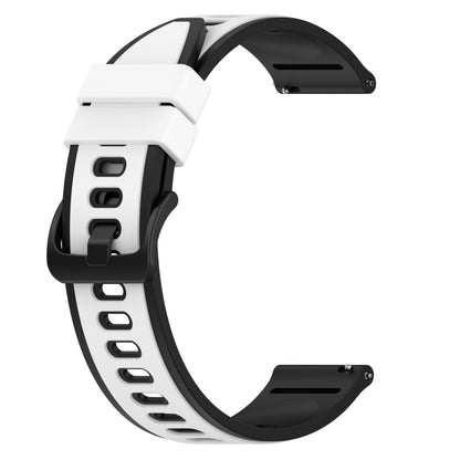 22mm Two-Color Silicone Watch Band, For Garmin Forerunner 645 Music