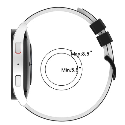 22mm Two-Color Silicone Watch Band, For Garmin Forerunner 645 Music