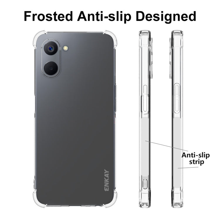 For Realme V20 5G ENKAY Clear TPU Shockproof Phone Case, For Realme V20 5G