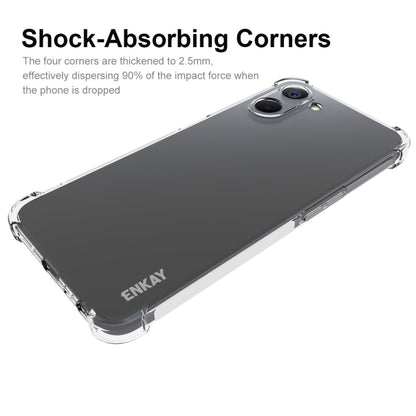 For Realme V20 5G ENKAY Clear TPU Shockproof Phone Case, For Realme V20 5G