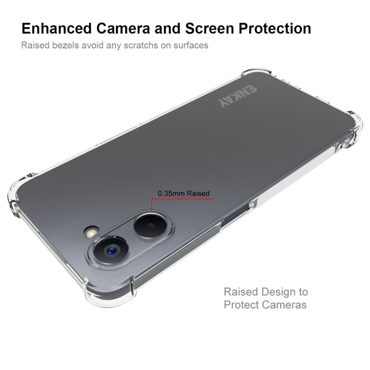 For Realme V20 5G ENKAY Clear TPU Shockproof Phone Case, For Realme V20 5G