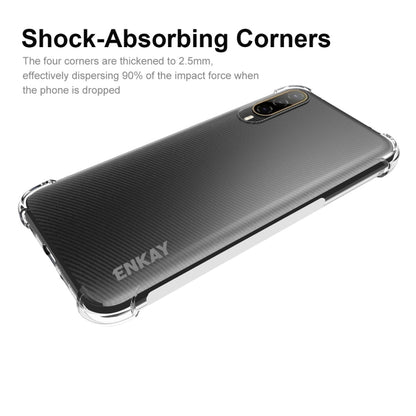 For HTC Desire 22 Pro 5G ENKAY Clear TPU Shockproof Phone Case, For HTC Desire 22 Pro 5G