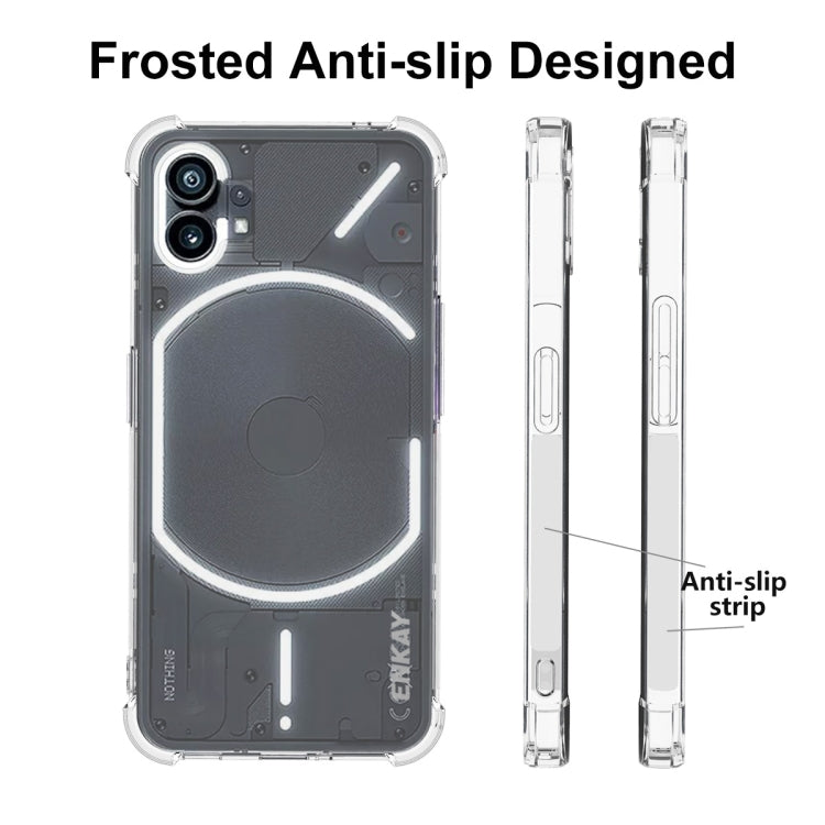 For Nothing Phone 1 ENKAY Clear TPU Shockproof Phone Case, For Nothing Phone 1