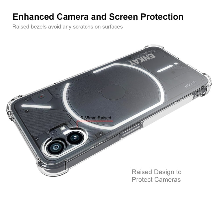 For Nothing Phone 1 ENKAY Clear TPU Shockproof Phone Case, For Nothing Phone 1