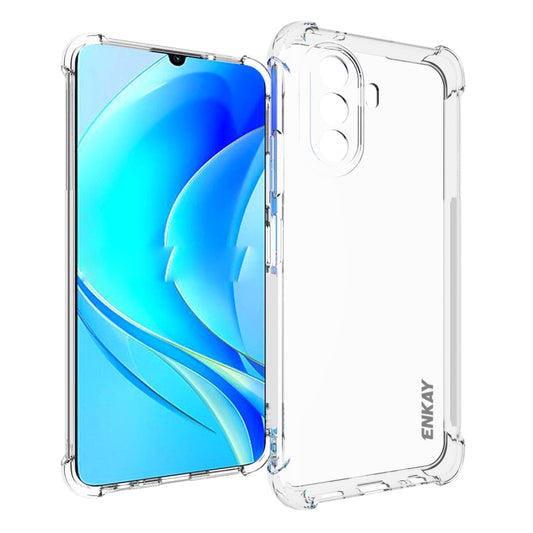 For Huawei Enjoy 50 4G / Nova Y70 Plus 4G Global ENKAY Clear TPU Shockproof Phone Case, For Huawei Enjoy 50 4G