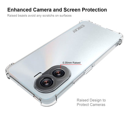 For Honor X40i 5G ENKAY Clear TPU Shockproof Phone Case, For Honor X40i 5G