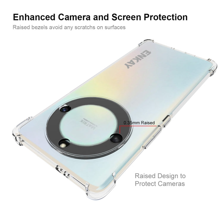 For Honor X40 5G ENKAY Clear TPU Shockproof Phone Case, For Honor X40 5G