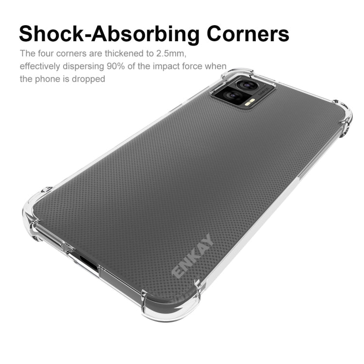 For Motorola Edge 30 Lite ENKAY Clear TPU Shockproof Phone Case