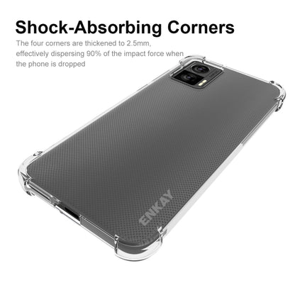 For Motorola Edge 30 Lite ENKAY Clear TPU Shockproof Phone Case