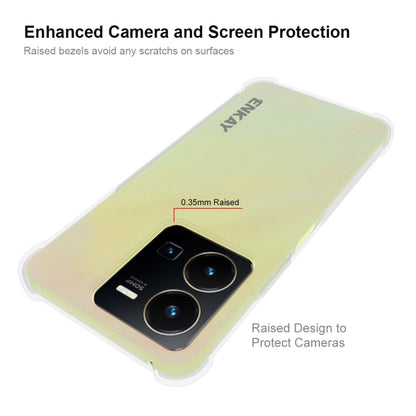 For vivo Y35 4G Global NKAY Clear TPU Shockproof Phone Case, For vivo Y35 4G Global