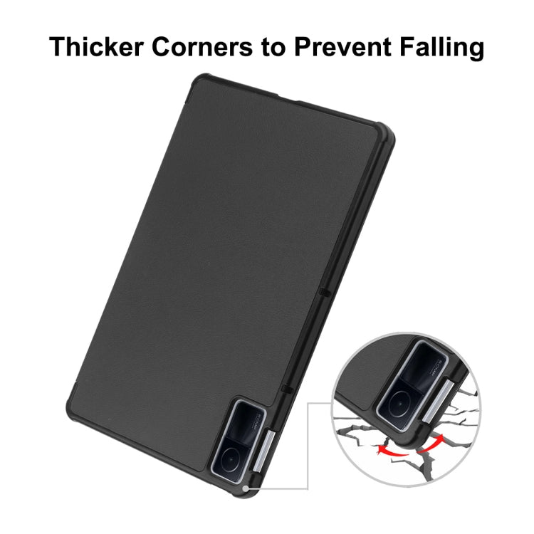 For Xiaomi Redmi Pad 10.61 inch ENKAY Tri-fold Custer Texture Leather Stand Smart Case, For Xiaomi Redmi Pad 10.61 inch