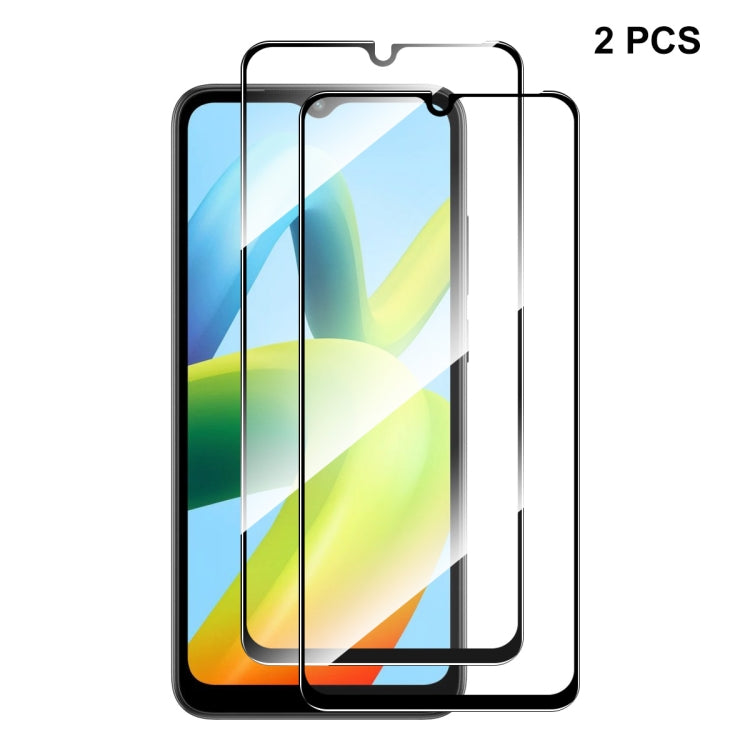 For Xiaomi Redmi A1 / A1+ ENKAY Full Glue 0.26mm 9H 2.5D Tempered Glass Full Film, 1 PCS, 2pcs, 5pcs, 10pcs