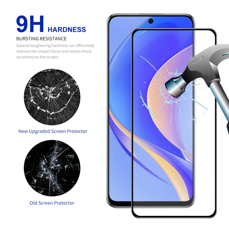 For Huawei Nova Y90 ENKAY Full Glue 0.26mm 9H 2.5D Tempered Glass Full Film, 1 PCS, 2pcs, 5pcs, 10pcs