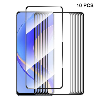 For Huawei Nova Y90 ENKAY Full Glue 0.26mm 9H 2.5D Tempered Glass Full Film, 1 PCS, 2pcs, 5pcs, 10pcs
