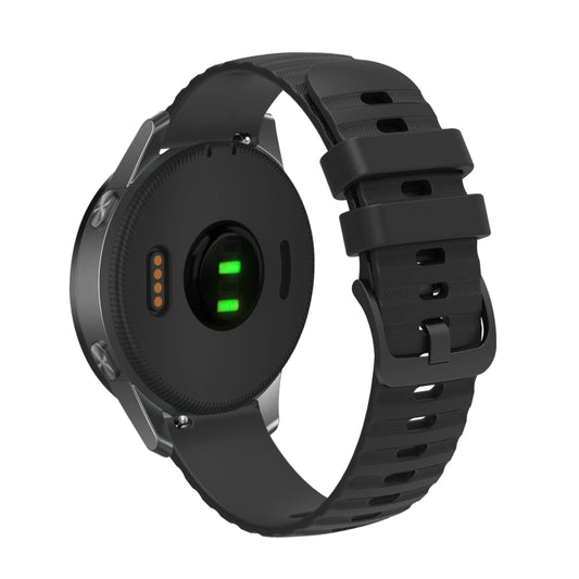 22mm Wavy Dotted Solid-Color Silicone Watch Band, For Amazfit GTR 4, For Amazfit GTR 3, For Amazfit GTR 3 Pro, For Amazfit GTR 2e, For Amazfit GTR 2, For Amazfit 3 Stratos, For Amazfit GTR 47mm