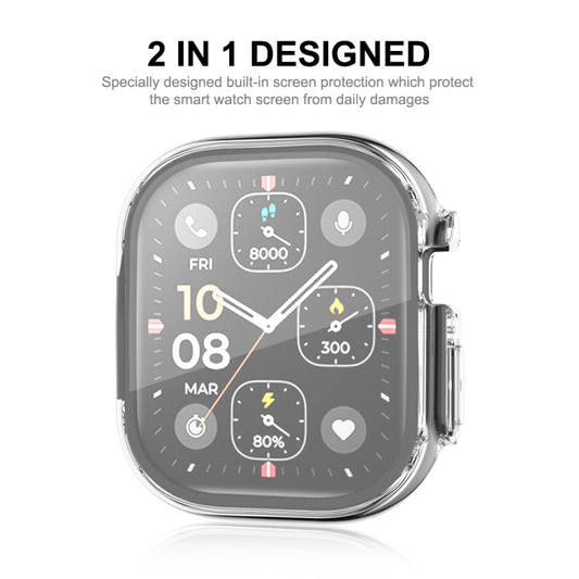Pour Apple Watch Ultra / Ultra 2 49 mm Coque Souple ENKAY Full Coverage en TPU Transparent avec Film de Protection d'Écran