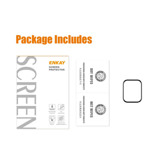 Pour Amazfit GTS 4 ENKAY Film de protection d'écran 3D Full Coverage Soft PC Edge + PMMA HD, 1 pièce, 2 pièces, 5 pièces, 10 pièces