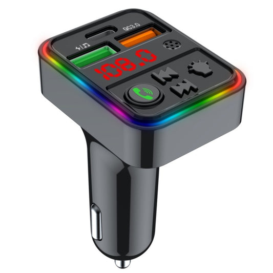 Chargeur de téléphone portable PDF18 Adaptateur USB+Type-C PD25W QC3.0 Adaptateur de téléphone de voiture Allume-cigare, PDF18