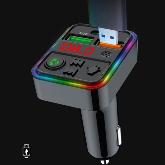 Chargeur de téléphone portable PDF18 Adaptateur USB+Type-C PD25W QC3.0 Adaptateur de téléphone de voiture Allume-cigare, PDF18