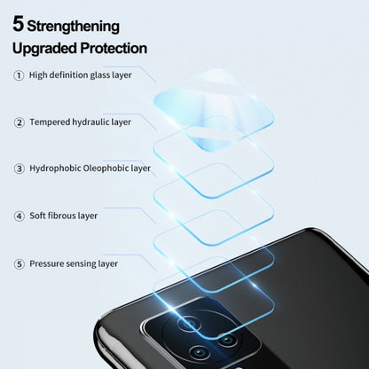 For Xiaomi 12T / Redmi K50 Ultra ENKAY Hat-Prince 9H Rear Camera Lens Tempered Glass Film, 1pc, 2pcs