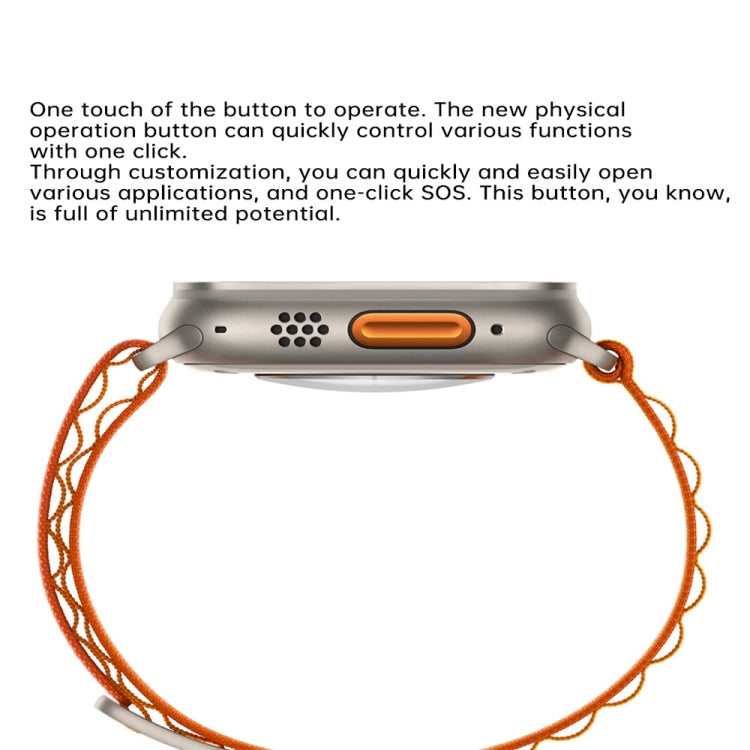 YS8 Ultra 2.05 inch Color Screen Smart Watch,Support Heart Rate Monitoring/Blood Pressure Monitoring