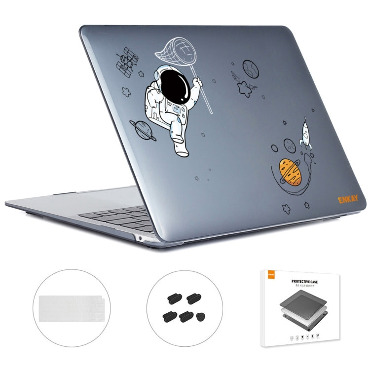 For MacBook Air 13.3 2020 A2179/A2337 ENKAY Hat-Prince 3 in 1 Spaceman Pattern Laotop Protective Crystal Case with TPU Keyboard Film / Anti-dust Plugs, For MacBook Air 13.3 2020 A2179/A2337/A2779 2023, For MacBook Air 13.3 2020 A2179/A2337