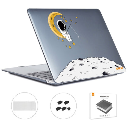 For MacBook Air 13.3 2020 A2179/A2337 ENKAY Hat-Prince 3 in 1 Spaceman Pattern Laotop Protective Crystal Case with TPU Keyboard Film / Anti-dust Plugs, For MacBook Air 13.3 2020 A2179/A2337/A2779 2023, For MacBook Air 13.3 2020 A2179/A2337