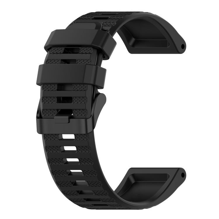 26mm Horizontal Texture Silicone Watch Band with Removal Tool, For Garmin Descent MK 2, For Garmin Descent MK 2i