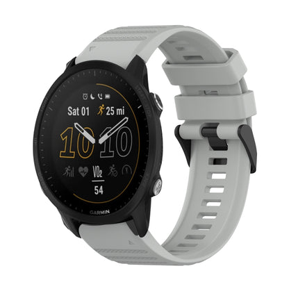 22mm Horizontal Texture Silicone Watch Band with Removal Tool, For Garmin Forerunner 955, For Garmin Forerunner 945, For Garmin Forerunner 935