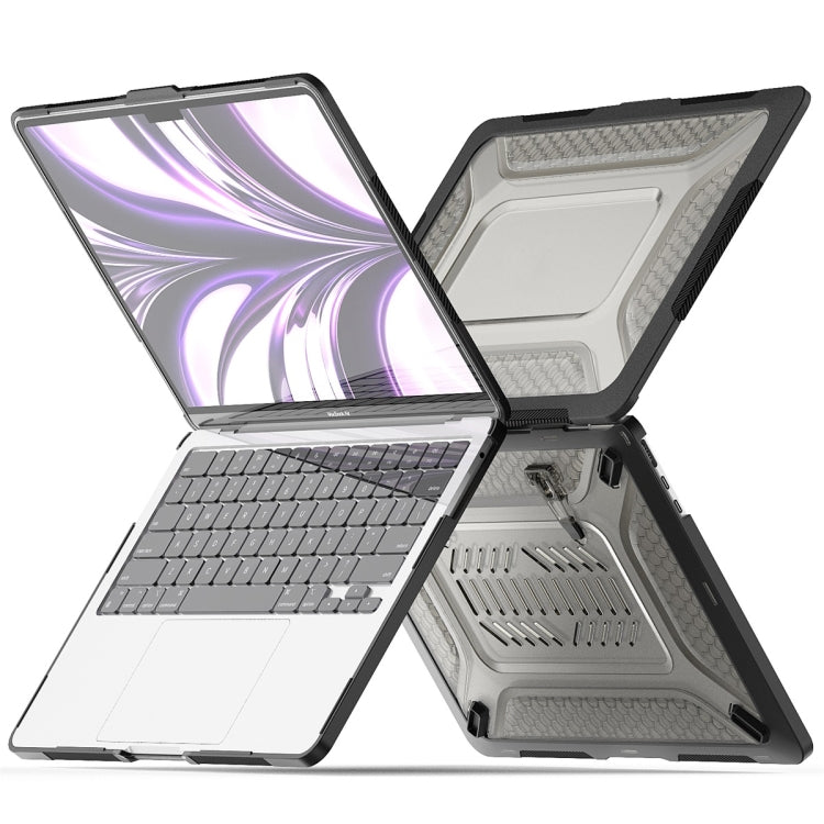 For MacBook Air 13.6 2022/2024 A2681 (M2) / A3113 (M3) ENKAY Hat-Prince 3 in 1 Protective Bracket  Case Cover Hard Shell with TPU Keyboard Film / Anti-dust Plugs, For MacBook Air 13.6 2022/2024 A2681 (M2) / A3113 (M3)�����������������������������������...