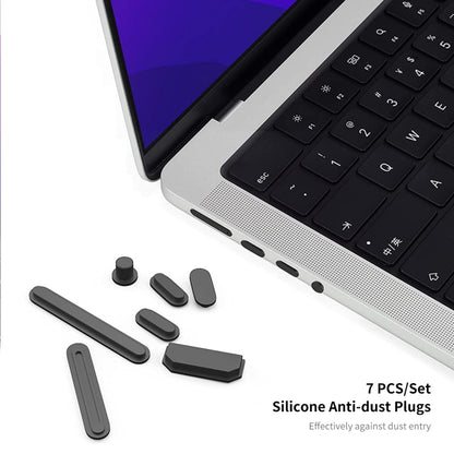For MacBook Air 13.6 2022/2024 A2681 (M2) / A3113 (M3) ENKAY Hat-Prince 3 in 1 Protective Bracket  Case Cover Hard Shell with TPU Keyboard Film / Anti-dust Plugs, For MacBook Air 13.6 2022/2024 A2681 (M2) / A3113 (M3)                                   ...
