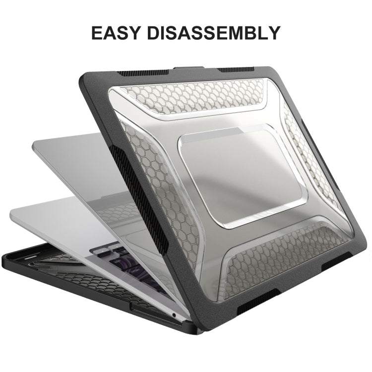 For MacBook Air 13.6 2022/2024 A2681 (M2) / A3113 (M3) ENKAY Hat-Prince 3 in 1 Protective Bracket  Case Cover Hard Shell with TPU Keyboard Film / Anti-dust Plugs, For MacBook Air 13.6 2022/2024 A2681 (M2) / A3113 (M3)                                   ...