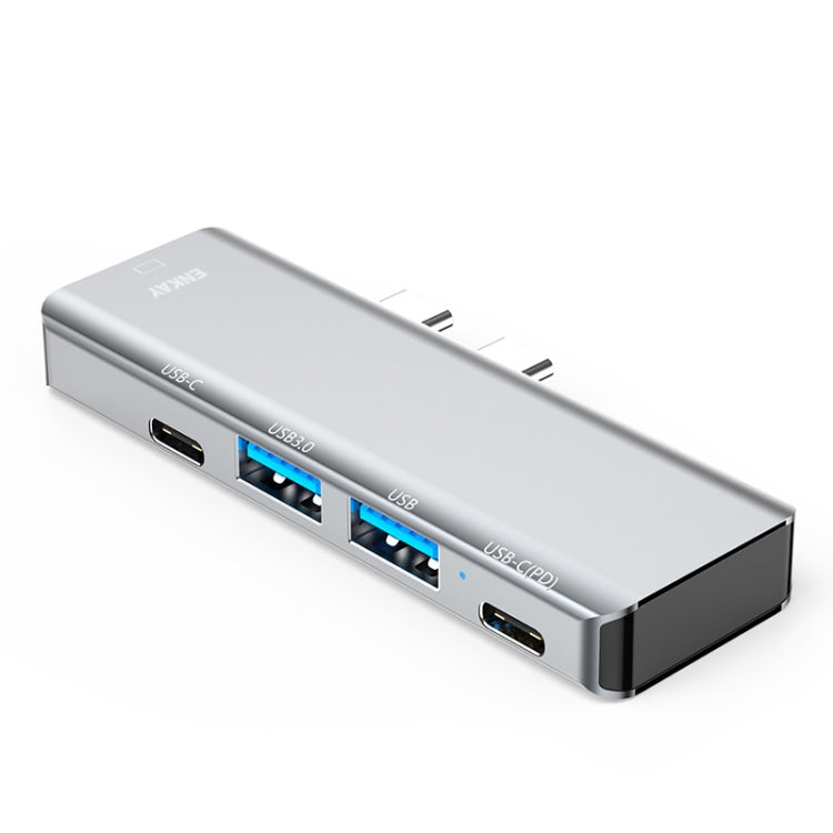 ENKAY Hat-Prince 5 in 2 Hub Type-C to 4K HDMI / USB 3.0 Docking Station Adapter for MacBook