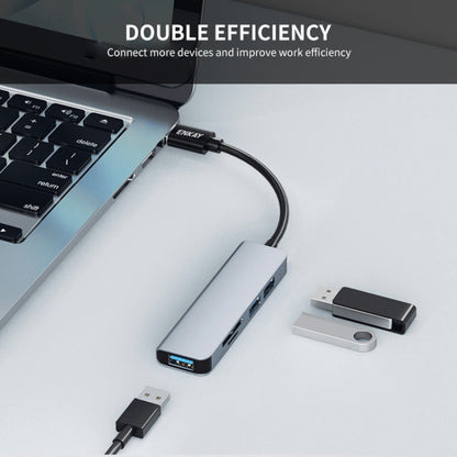 ENKAY Hat-Prince 5 in 1 Docking Station Adapter HUB SD/TF Card Reader, USB 3.0, Type-C
