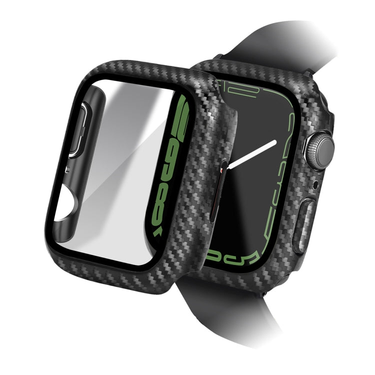 For Apple Watch Series 9 / 8 / 7 41mm ENKAY Hat-Prince Waterproof Full Coverage PC Frame + 9H Tempered Glass Case, For Apple Watch Series 7＆8 41mm, For Apple Watch Series 7＆8 45mm