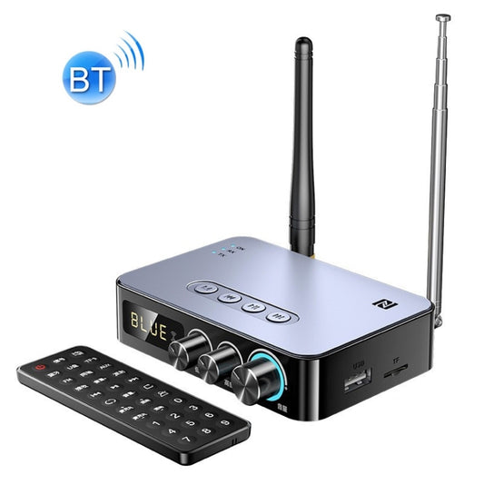 Récepteur de musique Bluetooth 5.1 M9 Adaptateur Bluetooth longue portée pour récepteur AV stéréo domestique ou amplificateur, Récepteur de musique Bluetooth 5.1