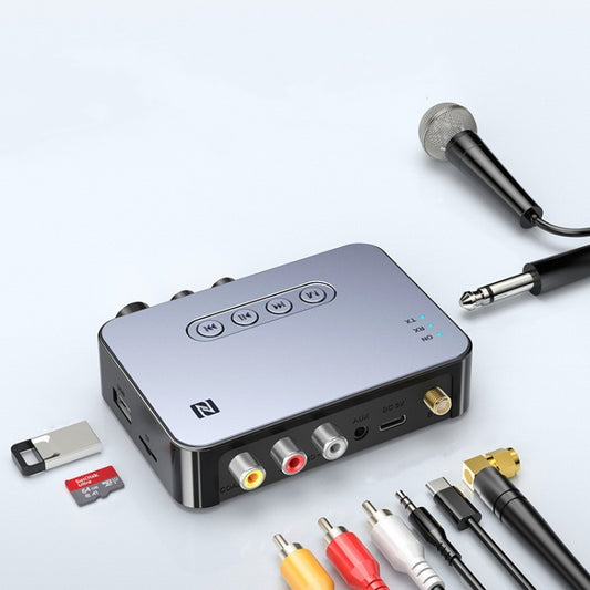 Récepteur de musique Bluetooth 5.1 M9 Adaptateur Bluetooth longue portée pour récepteur AV stéréo domestique ou amplificateur, Récepteur de musique Bluetooth 5.1