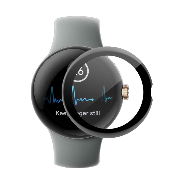 For Google Pixel Watch ENKAY 3D Full Coverage Soft PC Edge + PMMA HD Screen Protector Film, 1pcs, 2pcs, 5pcs, 10pcs