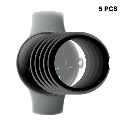 For Google Pixel Watch ENKAY 3D Full Coverage Soft PC Edge + PMMA HD Screen Protector Film, 1pcs, 2pcs, 5pcs, 10pcs